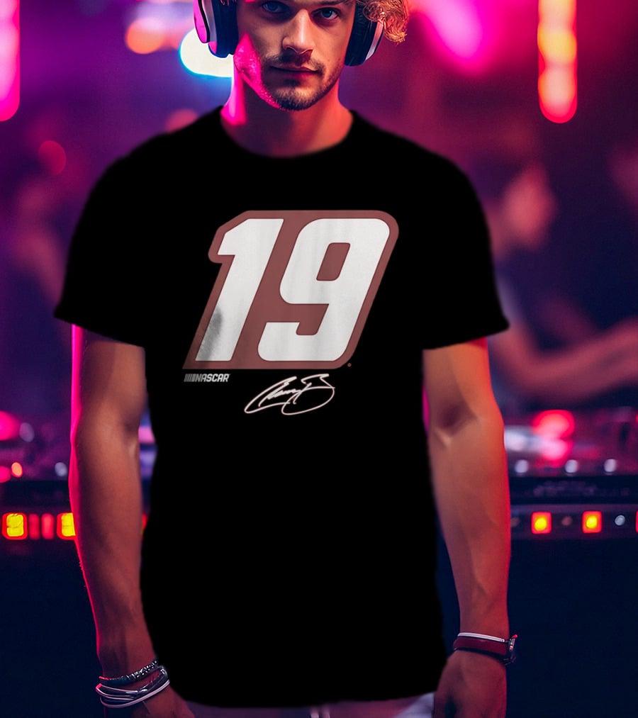 NASCAR Number 19 Racing Motorsport Signature Edition T-Shirt