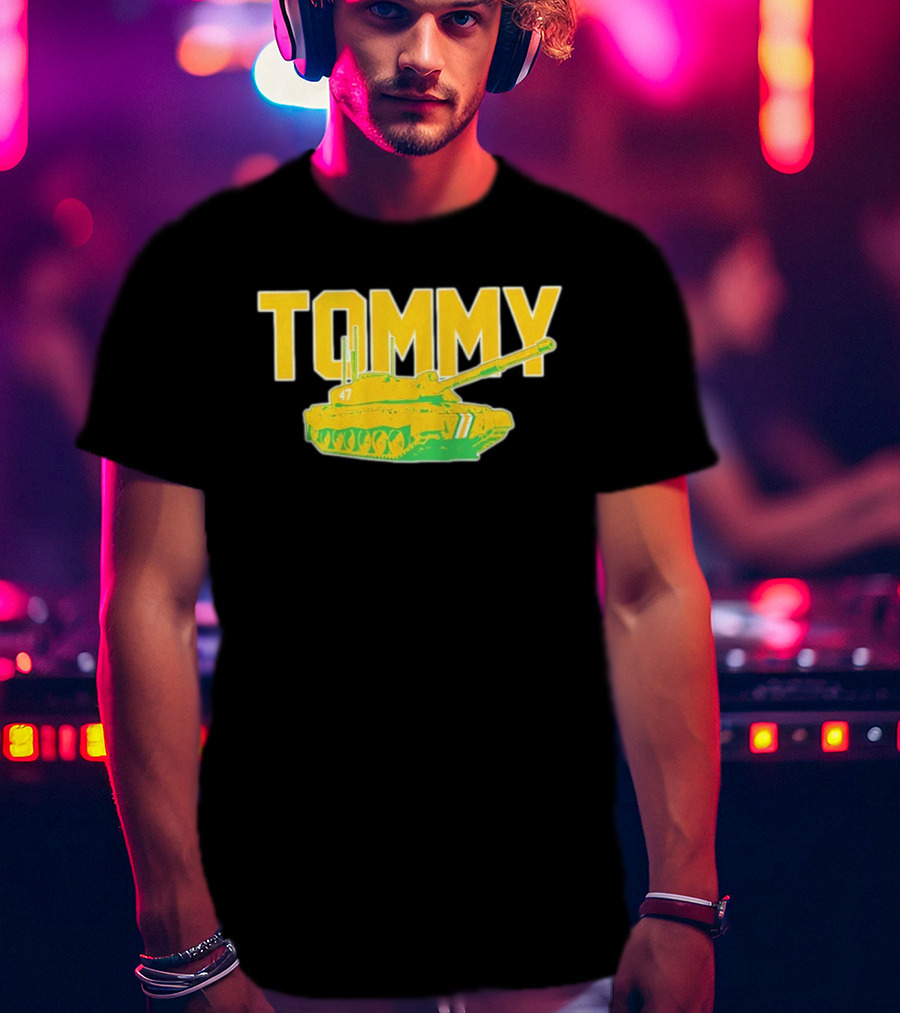 Tommy Tank 47 Athletics Baseball T-Shirt