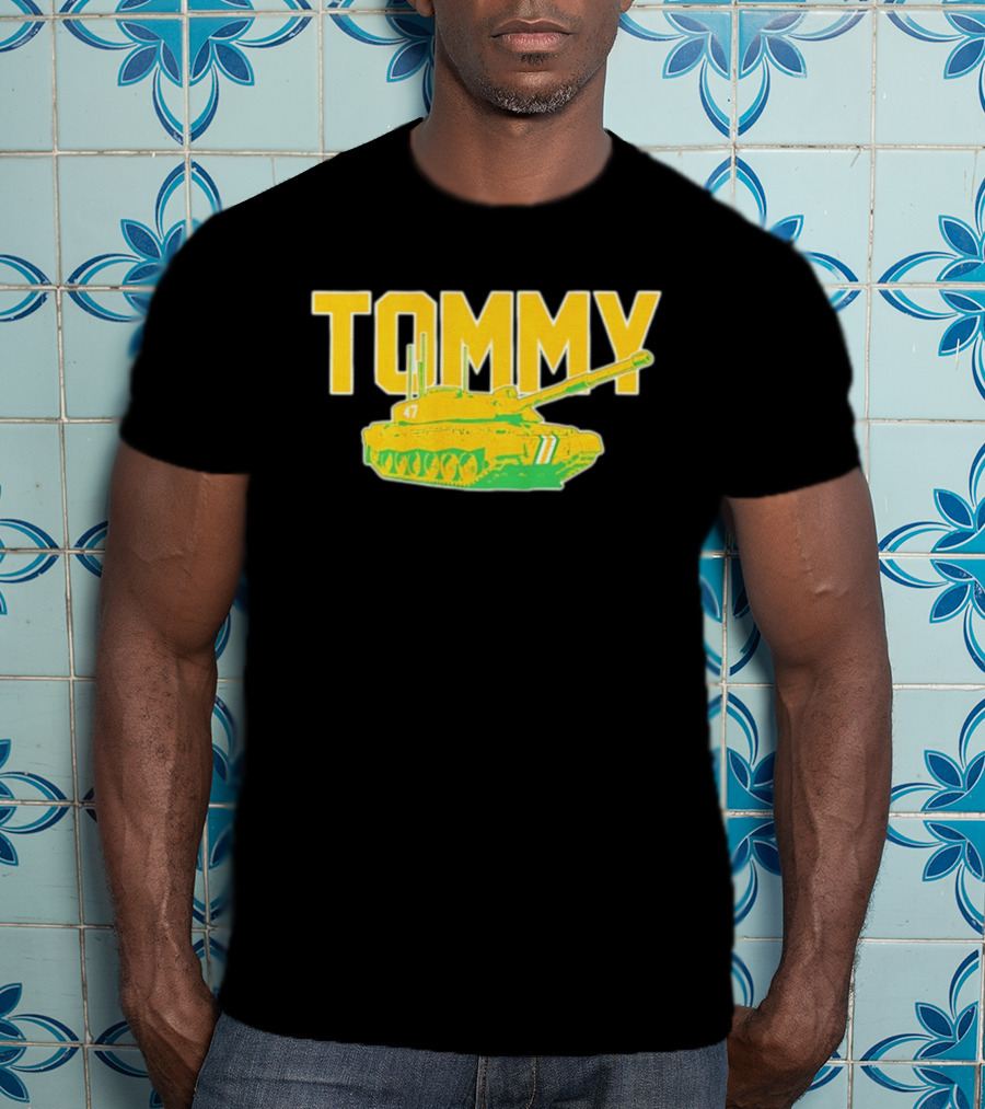 Tommy Tank 47 Athletics Baseball T-Shirt