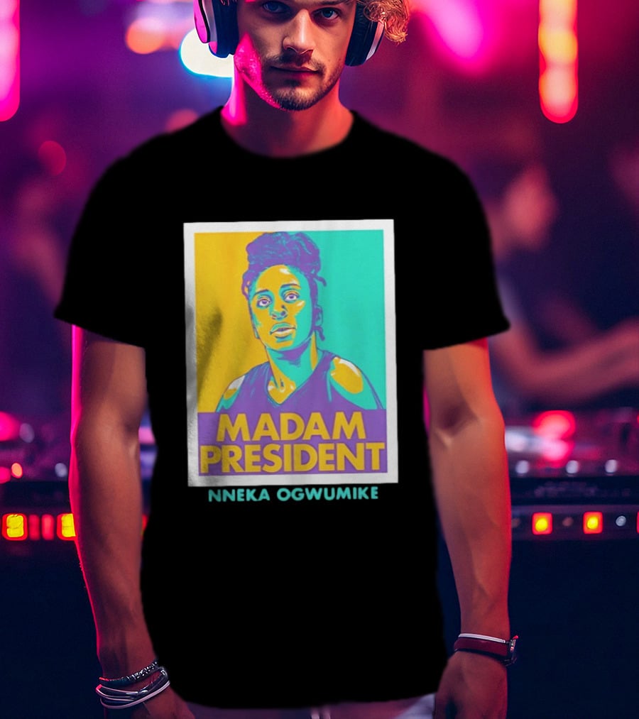 Nneka Ogwumike Madam President Los Angeles Sparks Heroic T-Shirt