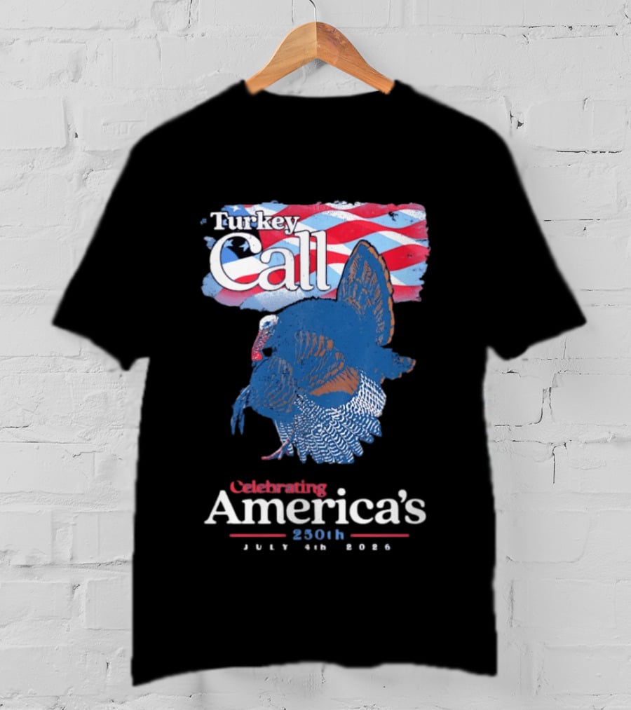 NWTF Turkey Call Celebrating America's 250th July 4th 2026 T-Shirt