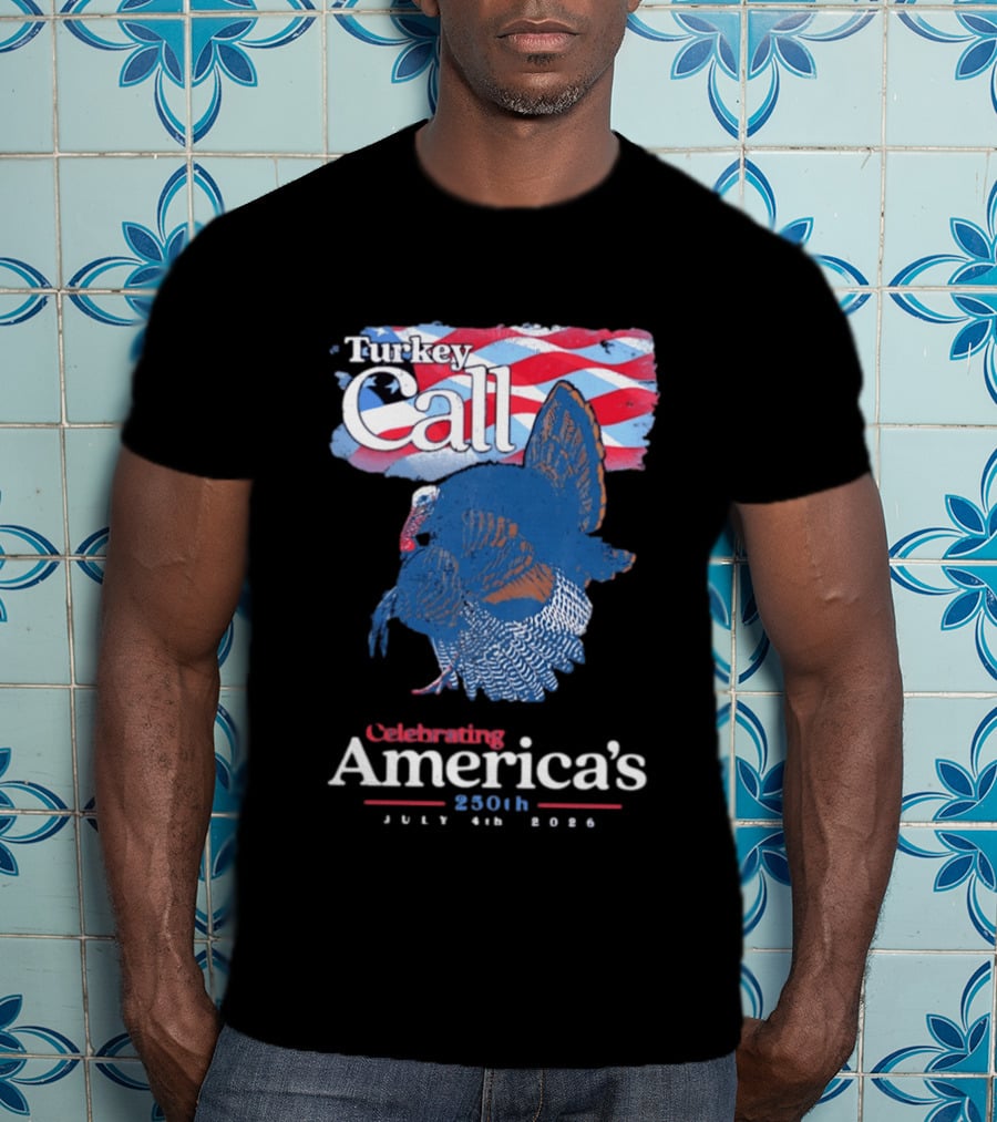 NWTF Turkey Call Celebrating America's 250th July 4th 2026 T-Shirt