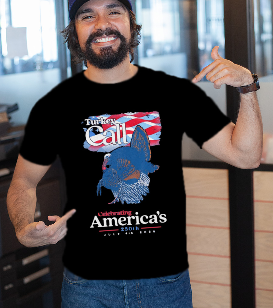 NWTF Turkey Call Celebrating America's 250th July 4th 2026 T-Shirt