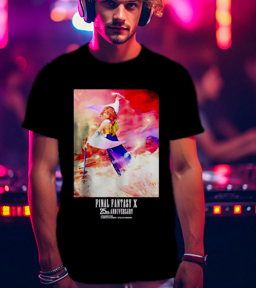 Final Fantasy X 25th Anniversary Yuna Square Enix T-Shirt