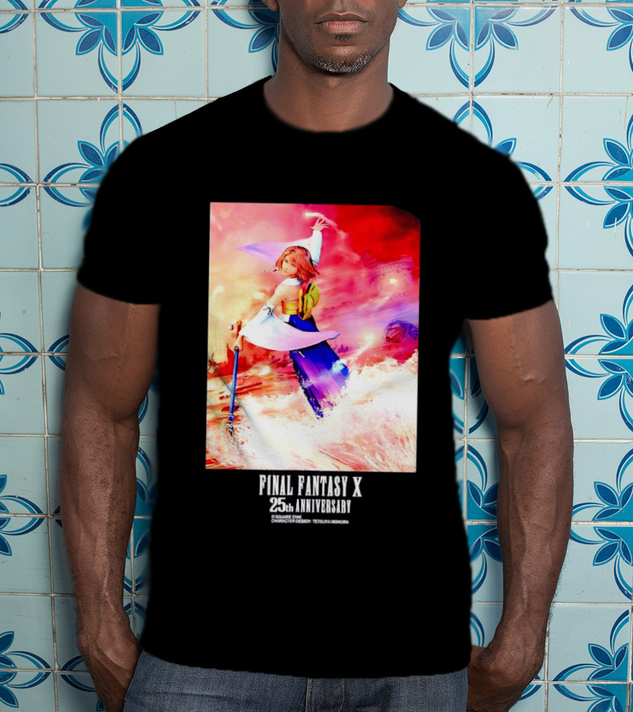 Final Fantasy X 25th Anniversary Yuna Square Enix T-Shirt