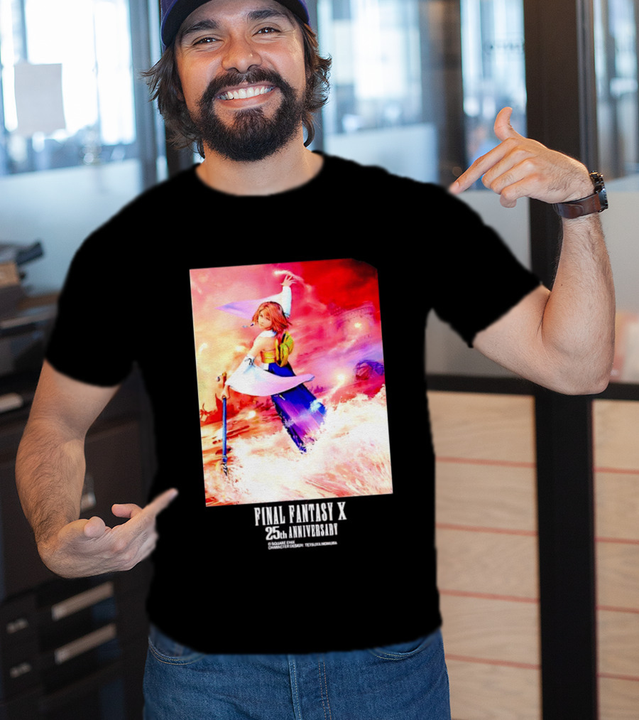 Final Fantasy X 25th Anniversary Yuna Square Enix T-Shirt
