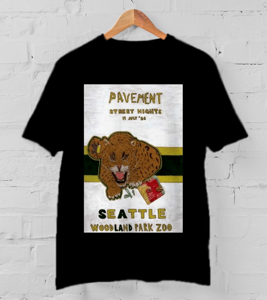 Pavement Street Nights Seattle Woodland Park Zoo July 19 2026 T-Shirt