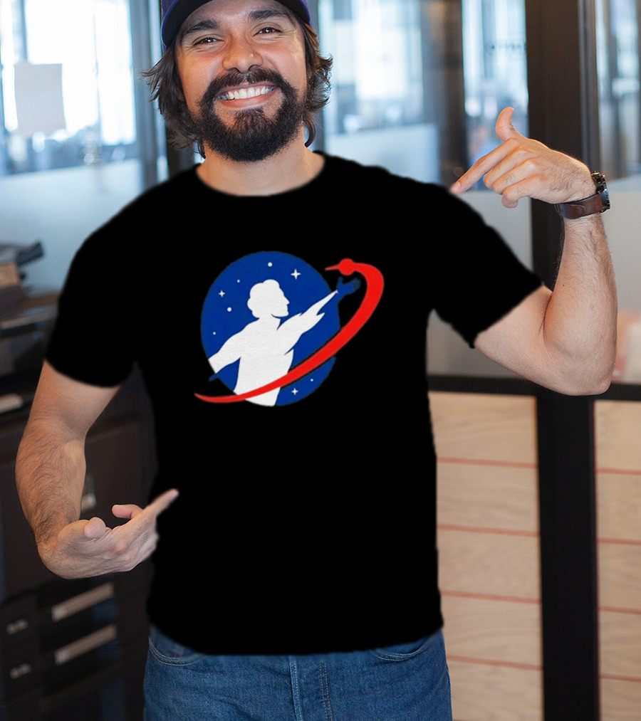 NASA Astronaut Space Exploration Promethean Action Patch T-Shirt