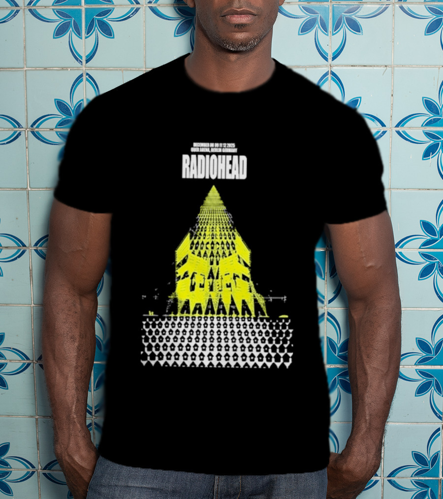 Radiohead Berlin 2025 Tour Dates Uber Arena Germany December 8 9 11 12 T-Shirt