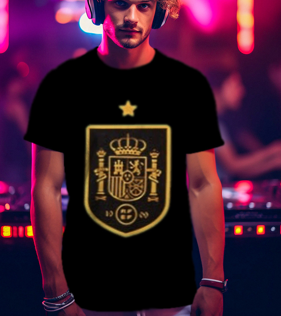 Spain National Team Maroon 1863FC True To Glory Crest T-Shirt