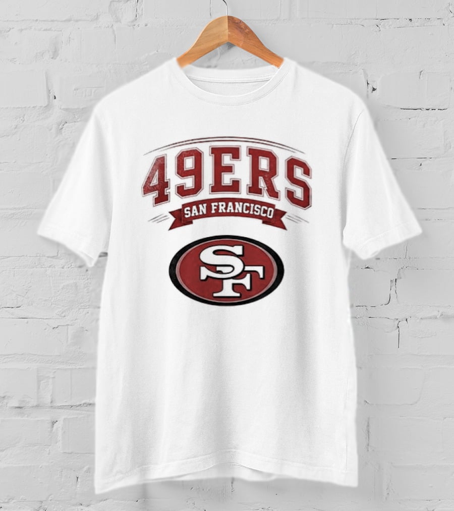 San Francisco 49ers Ghostface Running Football 49ers SF T-Shirt