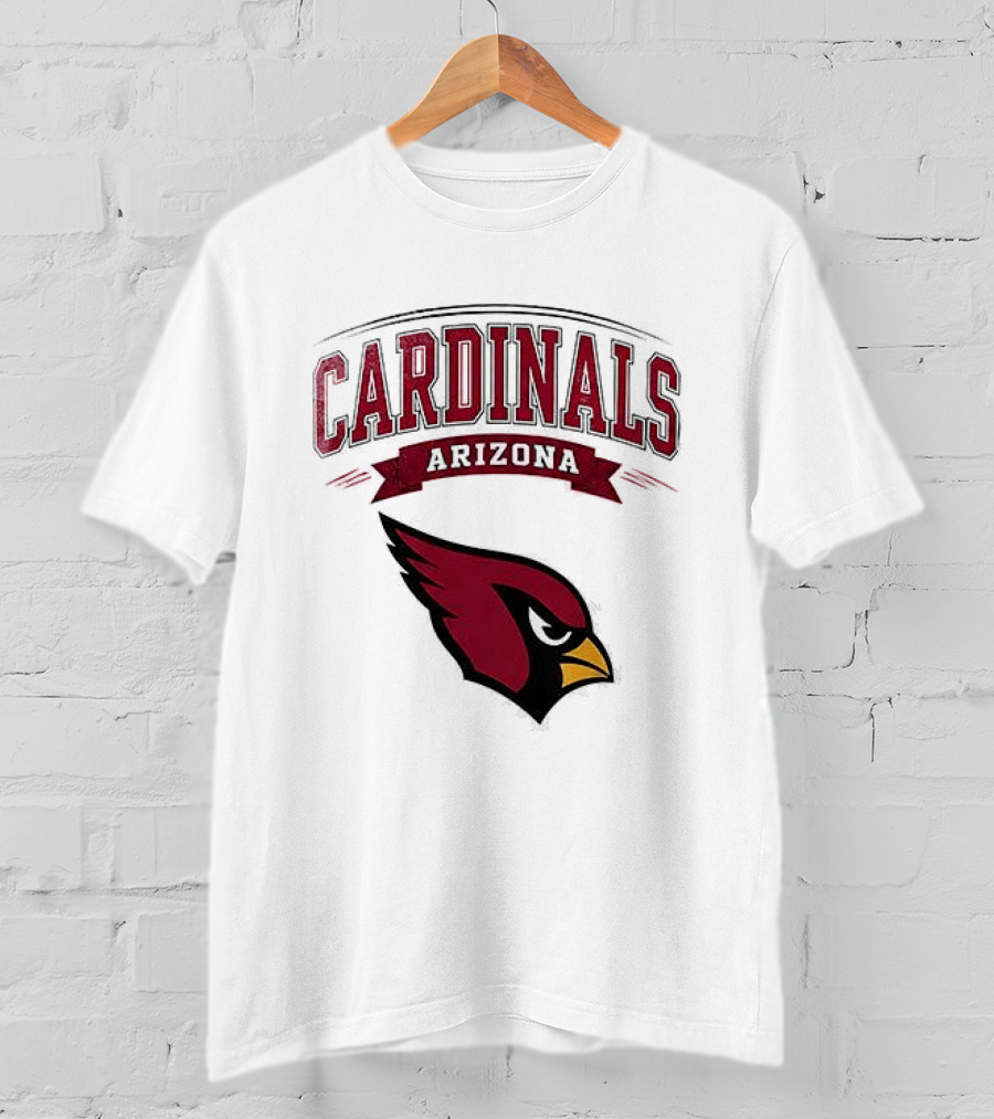 Arizona Cardinals Ghostface Running Football Combination T-Shirt
