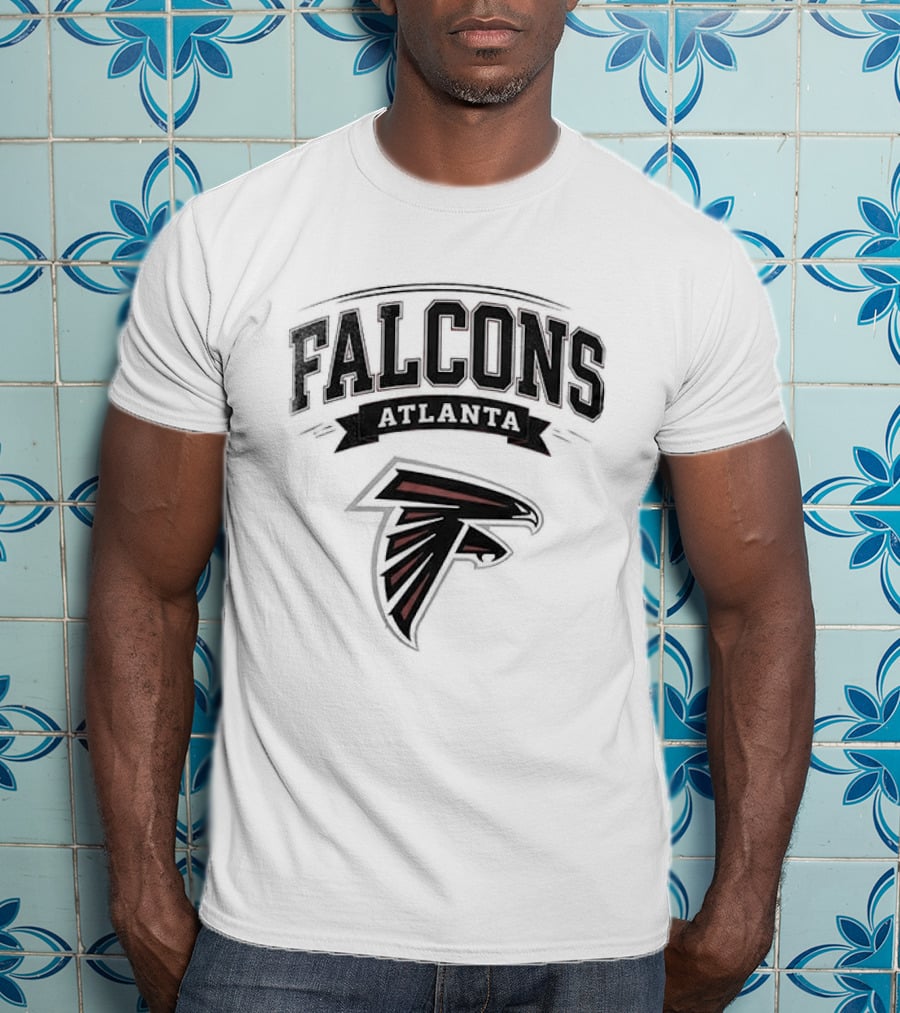 Atlanta Falcons Ghostface Running Football Collaboration Fan Gear T-Shirt