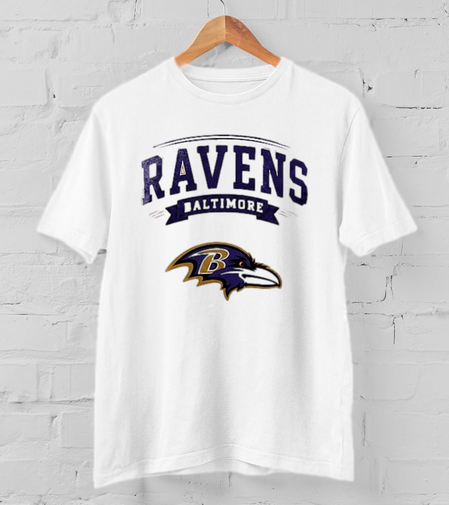 Baltimore Ravens Ghostface Running Football Ravens Baltimore T-Shirt