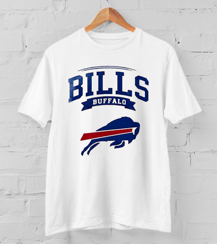 Buffalo Bills Ghostface Running Football T-Shirt