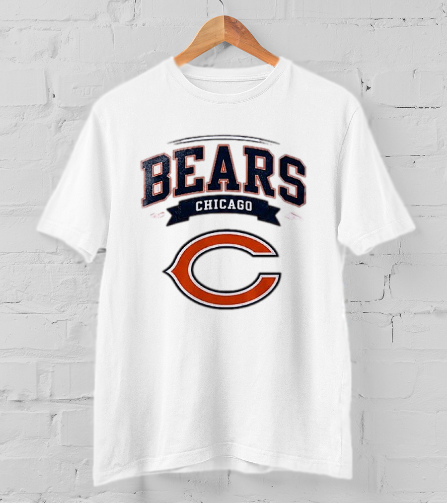 Chicago Bears Ghostface Running Football Holiday Halloween Team Collaboration T-Shirt
