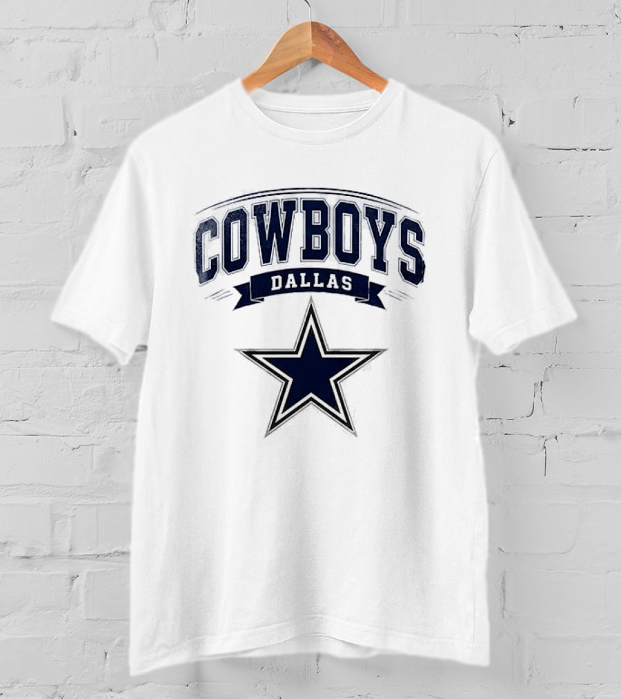 Dallas Cowboys Ghostface Running Football Collaboration Star T-Shirt