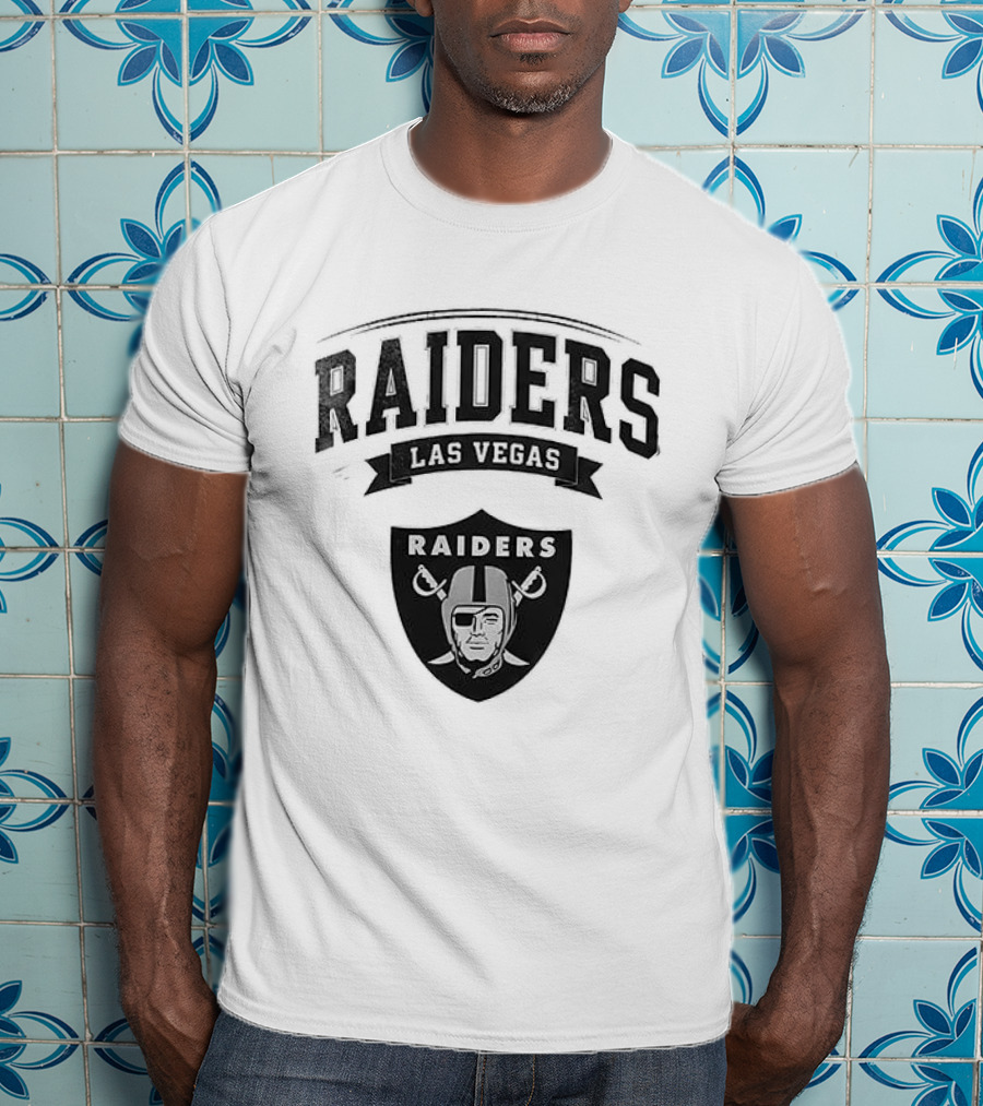Las Vegas Raiders Ghostface Running Football T-Shirt