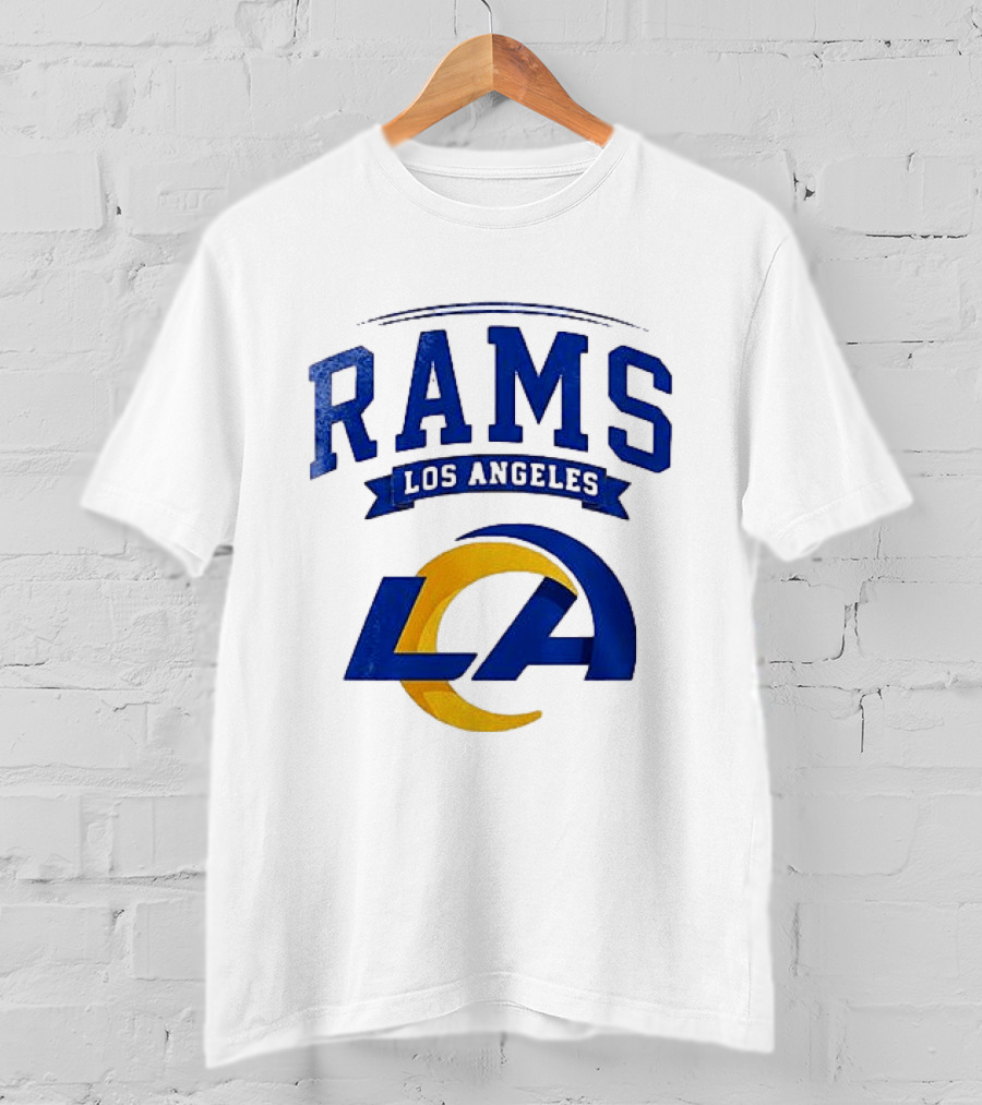 Los Angeles Rams Ghostface Running Football Collaboration T-Shirt