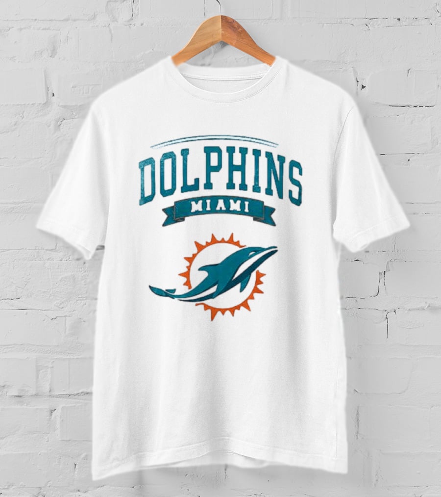 Miami Dolphins Ghostface Running Football Fan T-Shirt