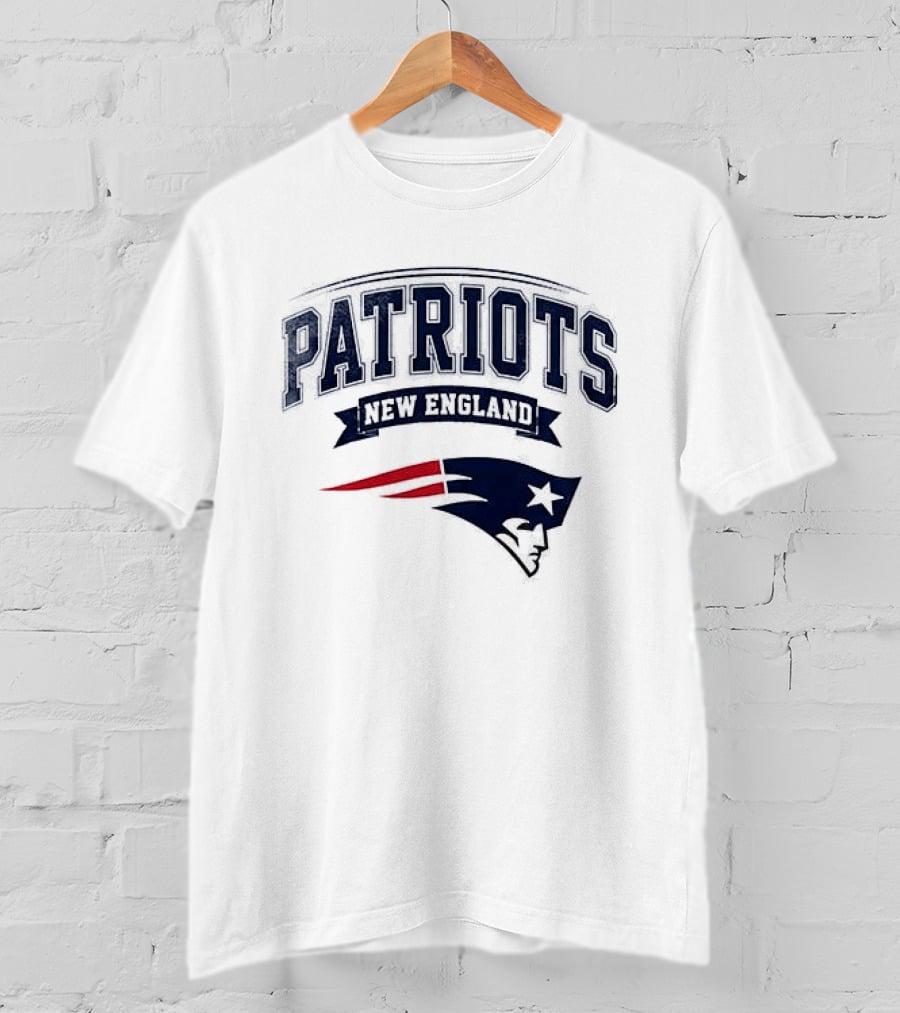 New England Patriots Ghostface Running Football NFL T-Shirt