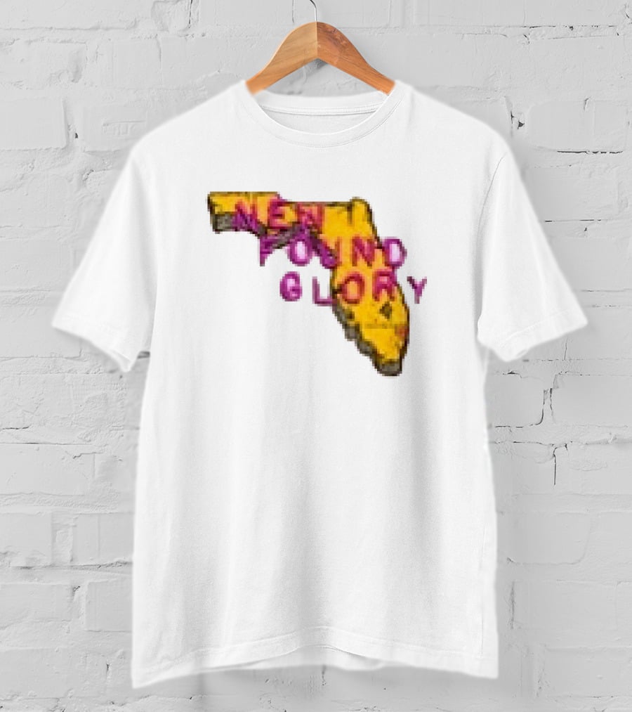 New Found Glory Florida Map You've Gotta Try Do What It Takes To Give Yourself A Break T-Shirt