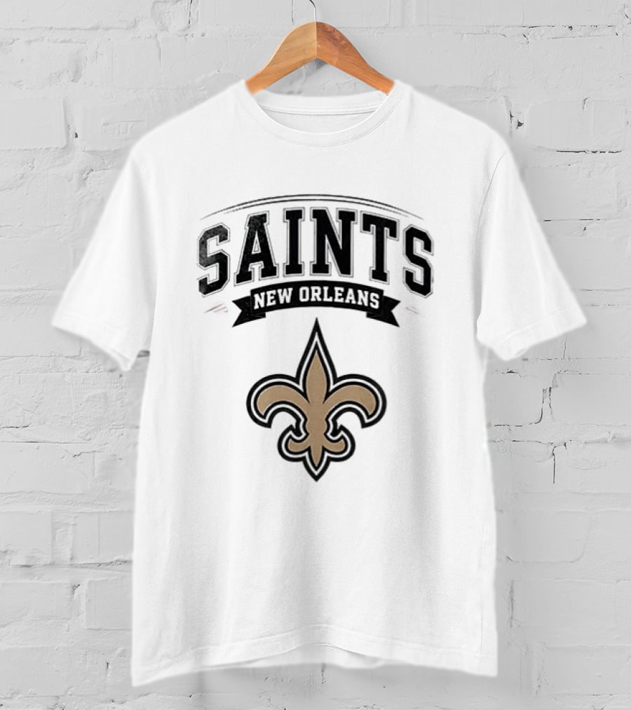 New Orleans Saints Ghostface Running Football Collaboration T-Shirt