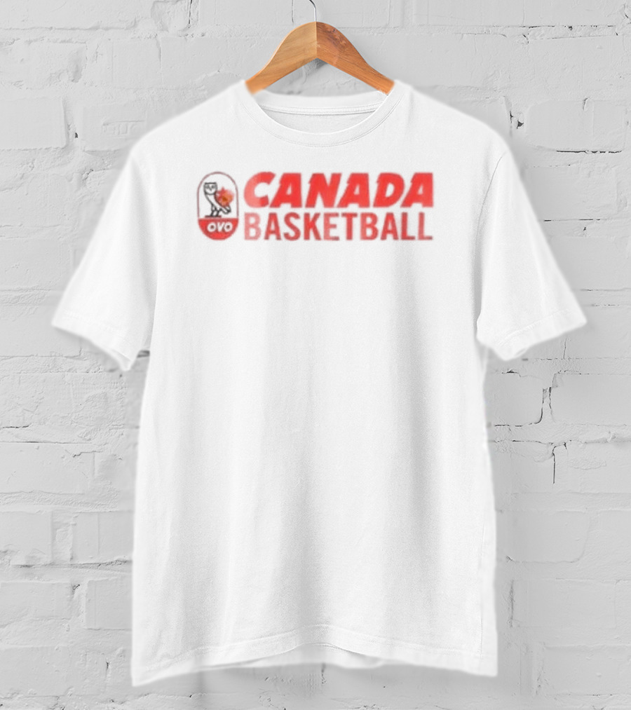 Drake OVO Canada Basketball Collaboration Owl T-Shirt