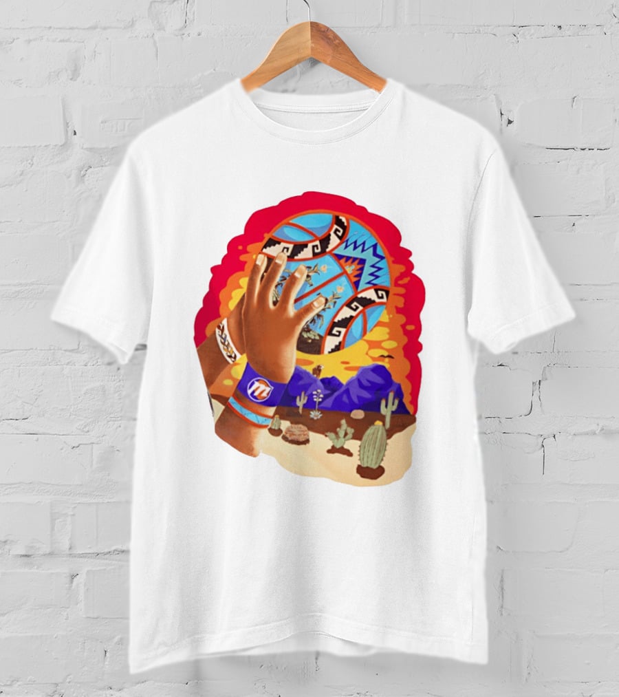 Phoenix Suns Desert Basketball Southwest NBA Cactus Mountain T-Shirt