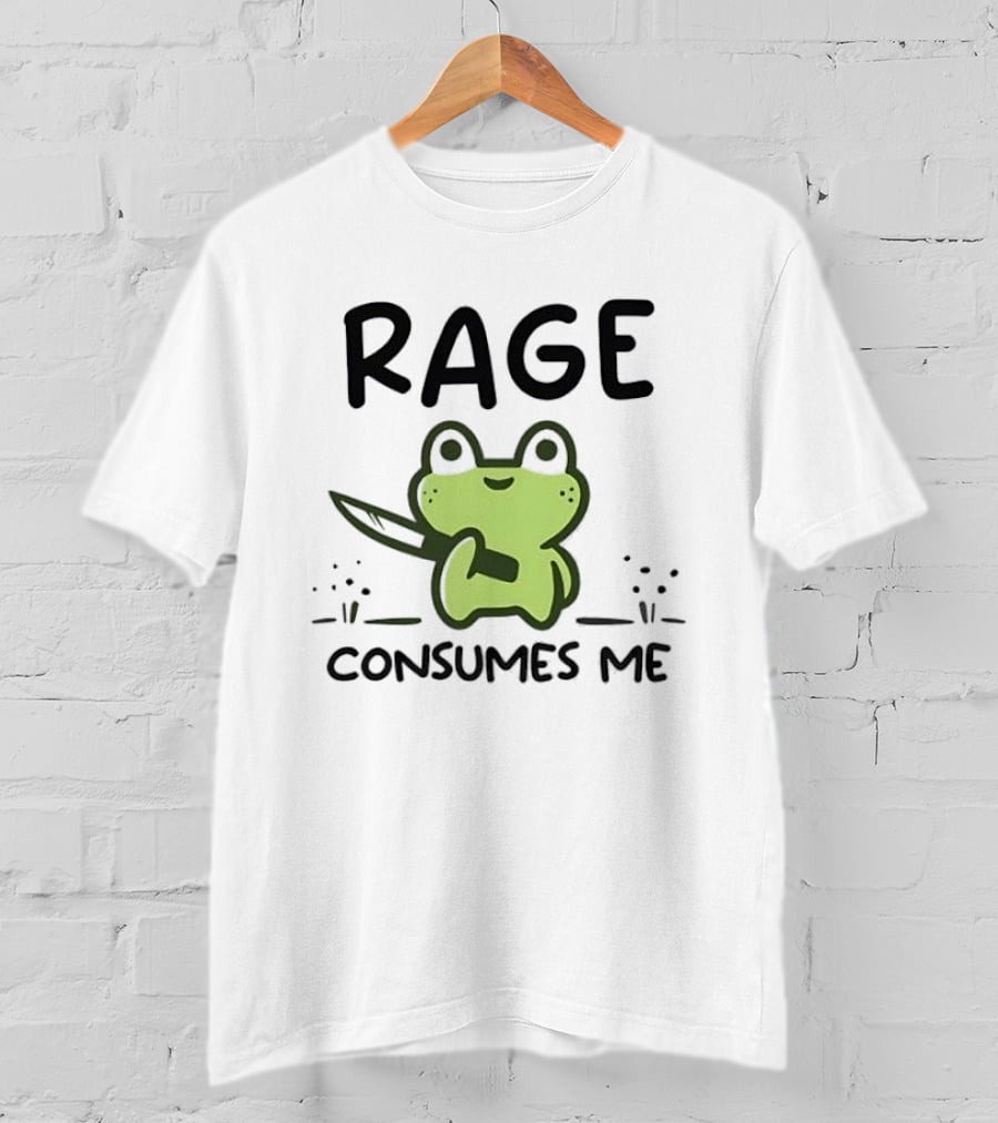 Rage Consumes Me Frog T-Shirt