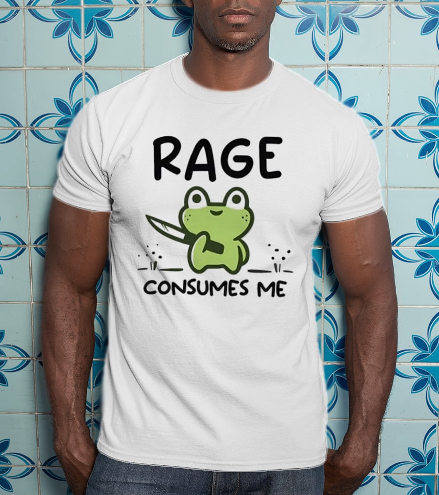 Rage Consumes Me Frog T-Shirt