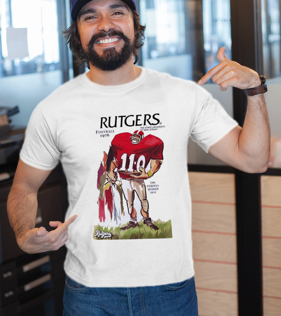 Rutgers Football 1976 The State University Of New Jersey Perfect Season 11 0 T-Shirt