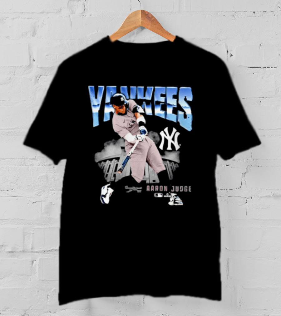 Aaron Judge Yankees New York MLB Player Yankees Stadium Scene T-Shirt