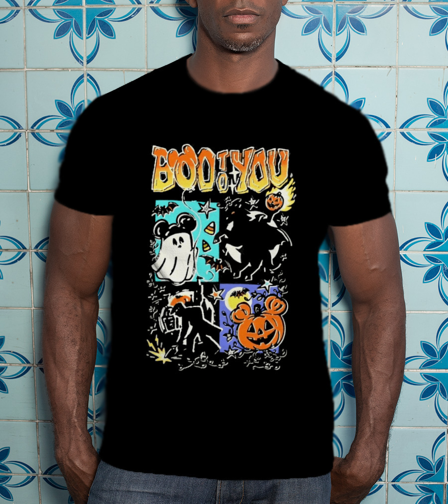 Boo To You Ghost And Pumpkin Halloween Fun T-Shirt