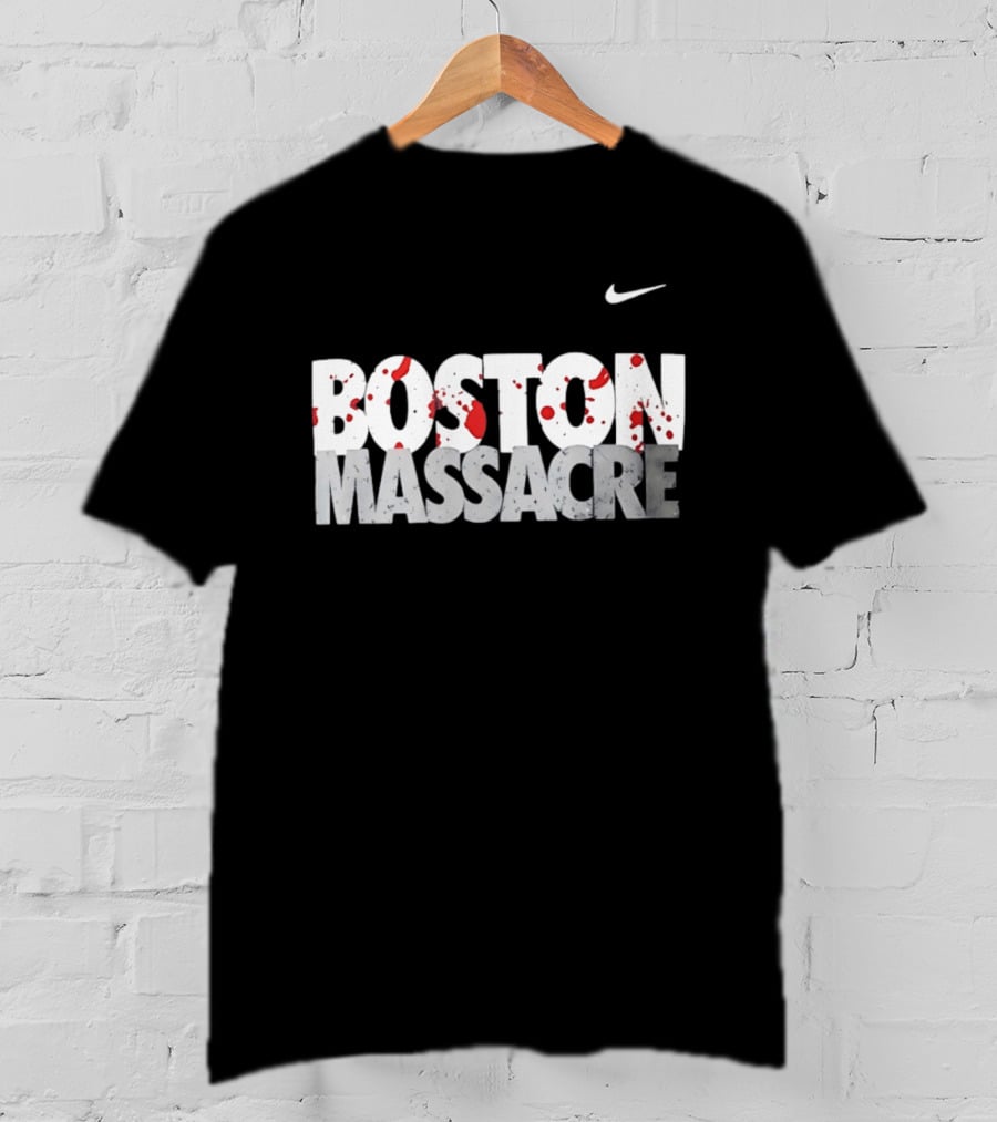Boston Massacre Nike Blood Splatter T-Shirt