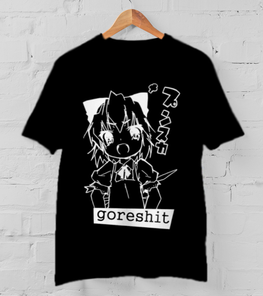 Goreshit Breakcore Electronic Anime Girl Japanese T-Shirt