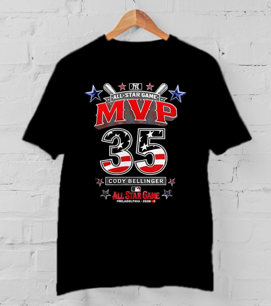 New York Yankees Cody Bellinger 35 MVP All Star Game Philadelphia 2026 T-Shirt