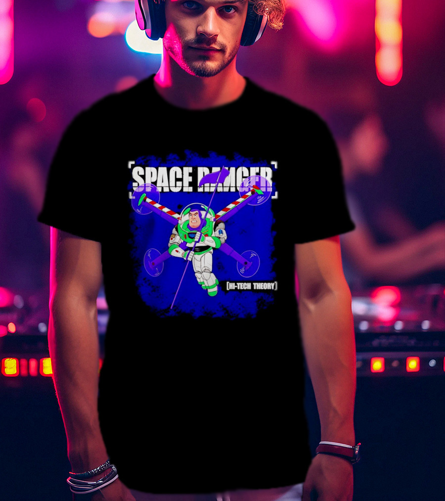 Space Ranger Hi Tech Theory Buzz Lightyear Toy Story T-Shirt