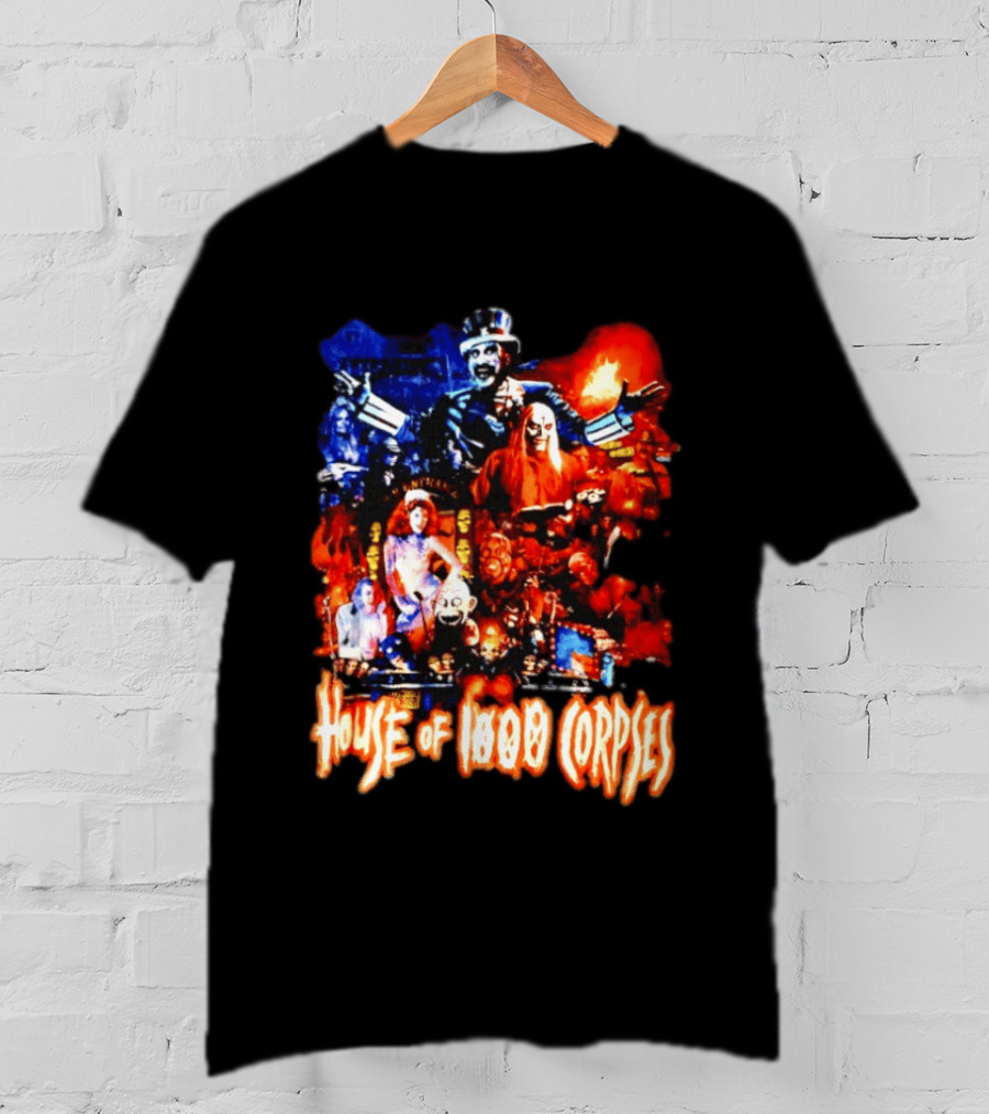 House Of 1000 Corpses Rob Zombie Horror Movie Captain Spaulding T-Shirt