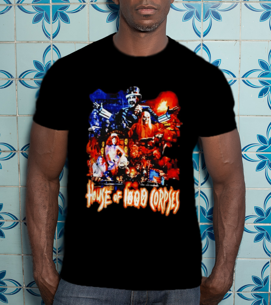 House Of 1000 Corpses Rob Zombie Horror Movie Captain Spaulding T-Shirt