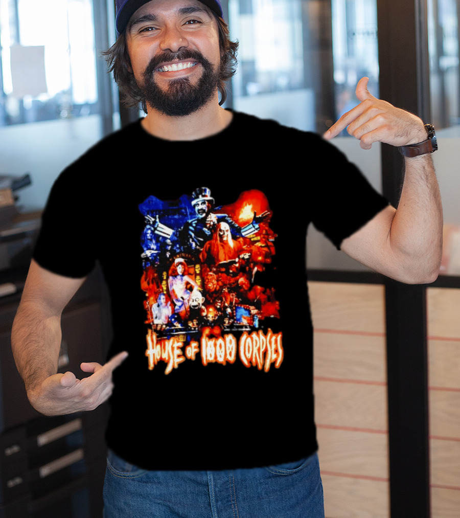 House Of 1000 Corpses Rob Zombie Horror Movie Captain Spaulding T-Shirt