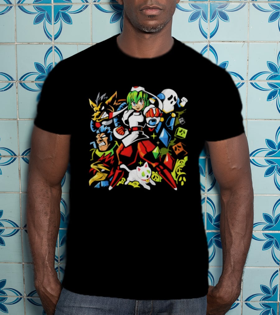 Marina Mischief Makers N64 Retro Game Characters T-Shirt