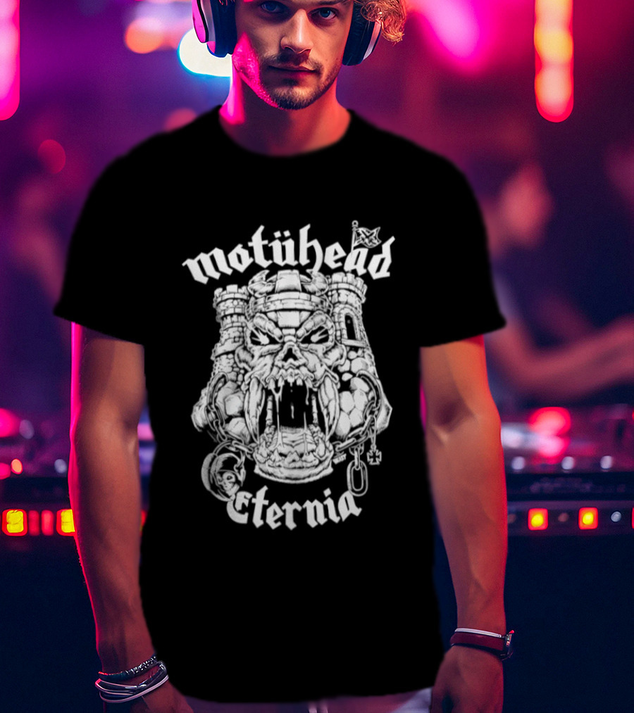 Motuhead Eternia Motörhead Masters Of The Universe Skull T-Shirt