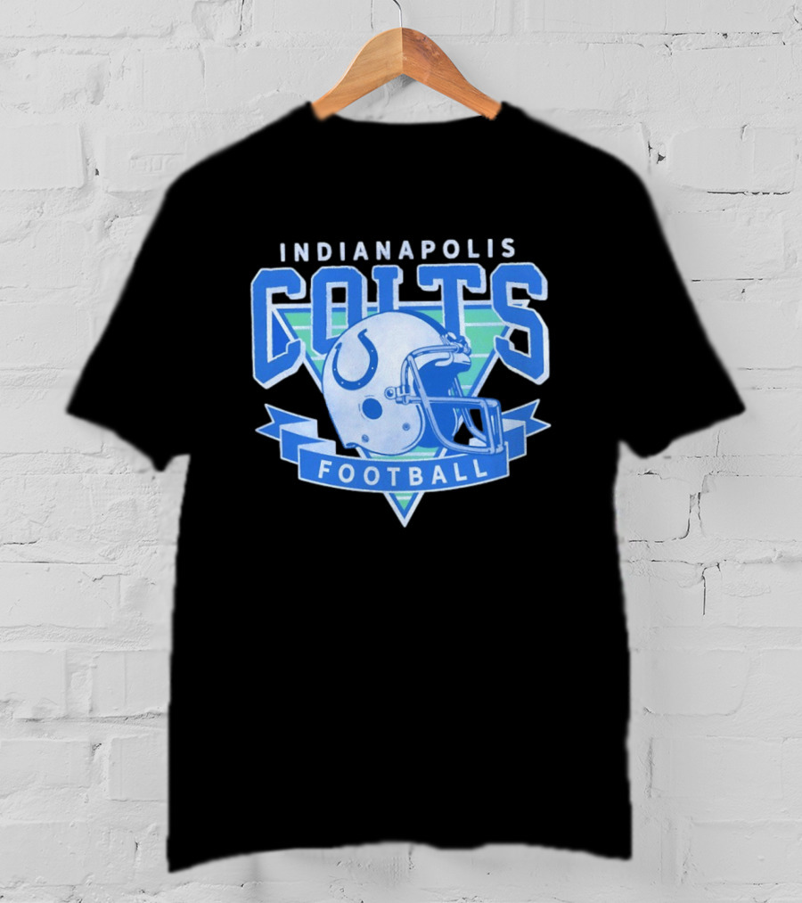 Indianapolis Colts Football Helmet Vintage Team T-Shirt