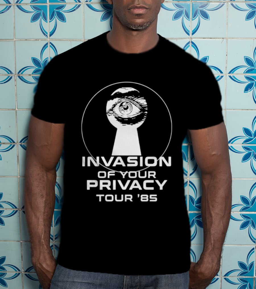 Invasion Of Your Privacy Tour '85 Keyhole T-Shirt