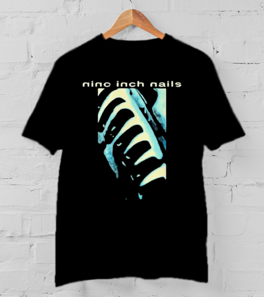 Nine Inch Nails Ribcage Watercolor Noize Machine T-Shirt