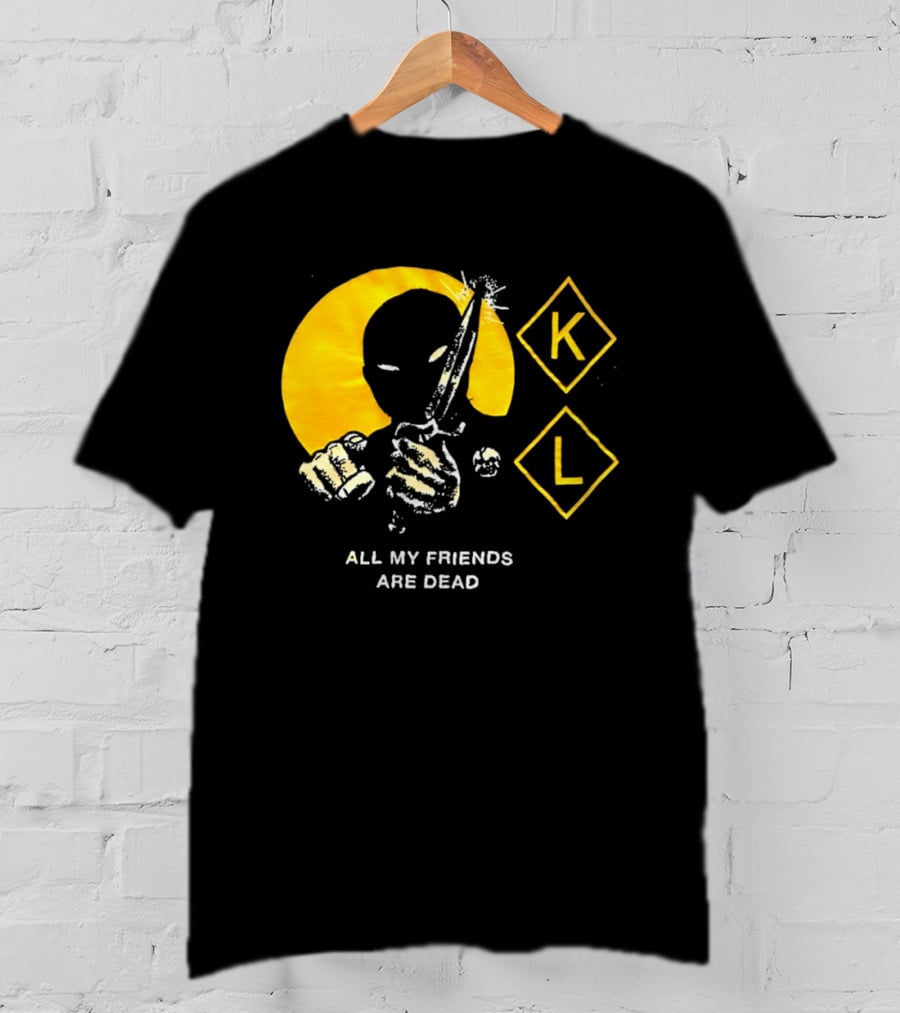 Knocked Loose K L All My Friends Are Dead Knife Fist T-Shirt