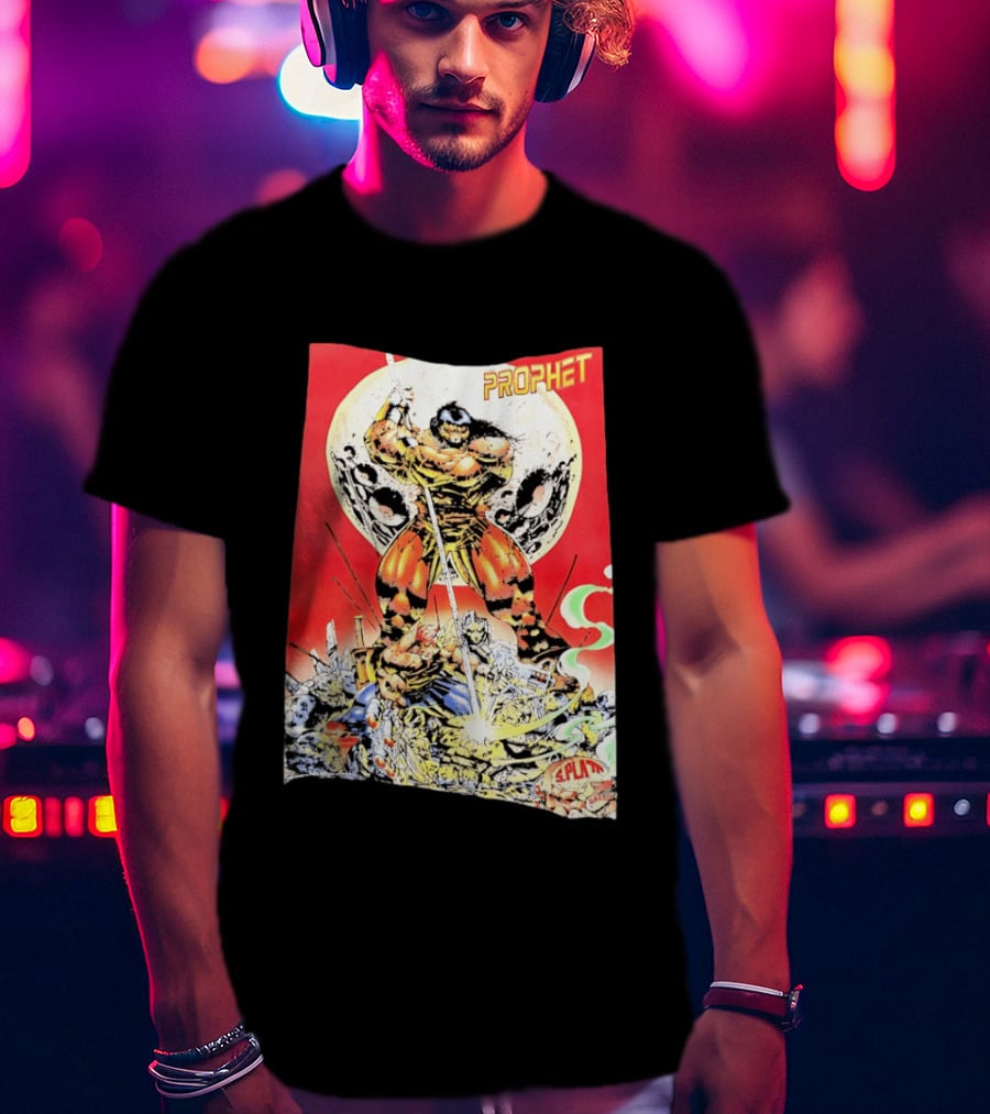Prophet Comic SPLAT Comics Moon Battle Scene Cover T-Shirt