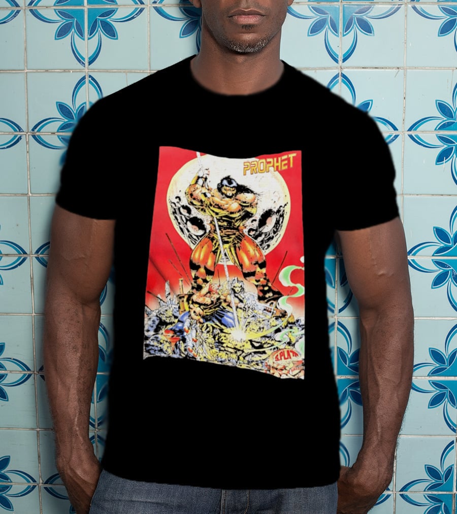 Prophet Comic SPLAT Comics Moon Battle Scene Cover T-Shirt