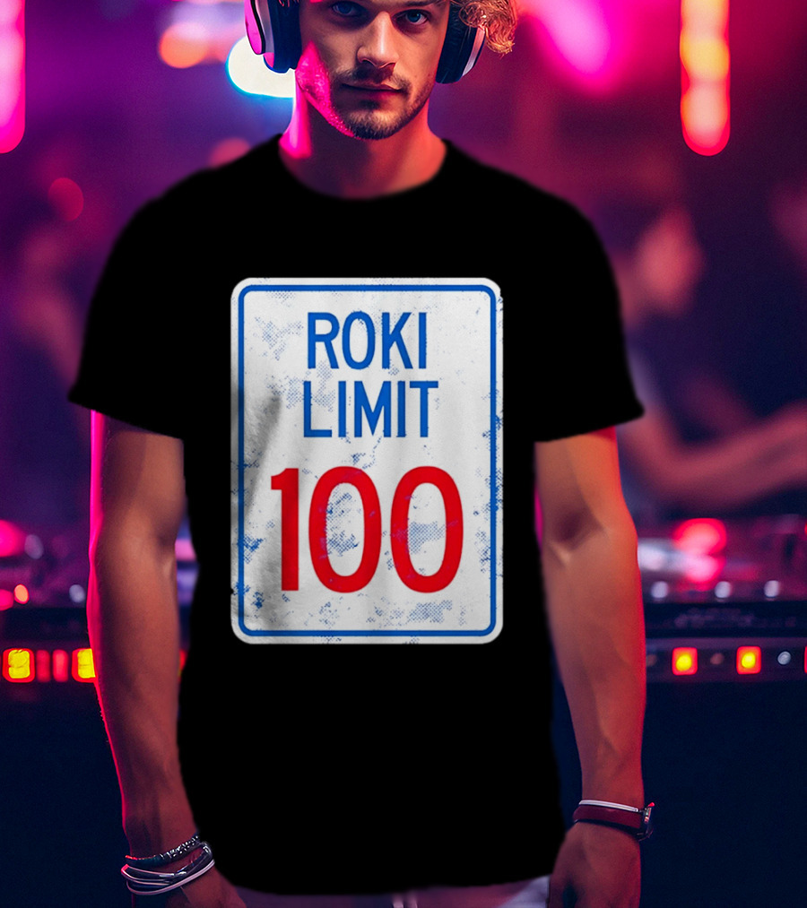 Roki Sasaki Speed Limit 100 Dodgers T-Shirt
